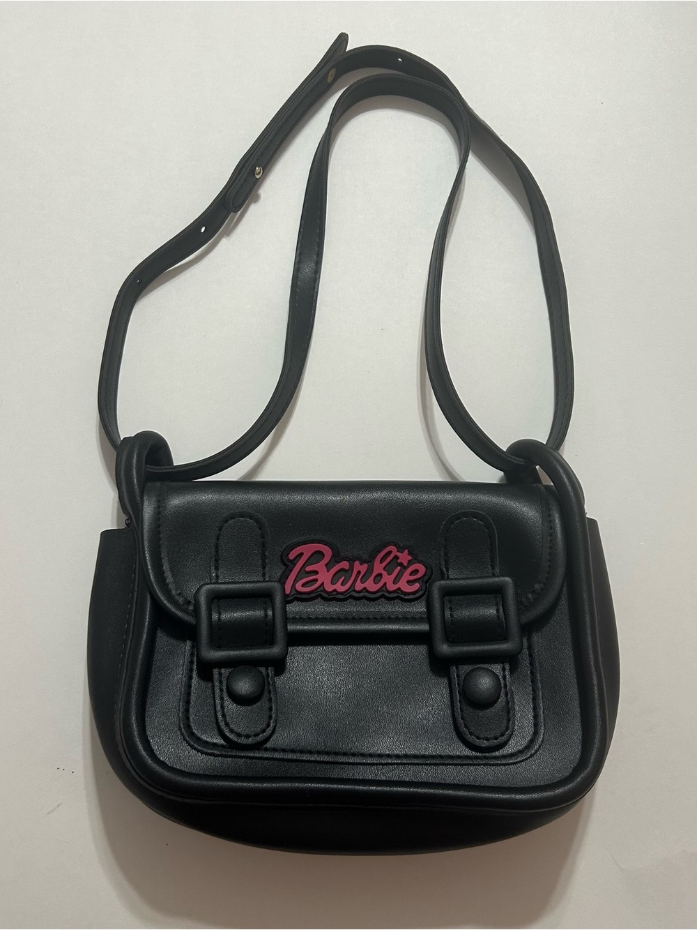 Barbie Women’s Black Purse With Pink Barbie Logo